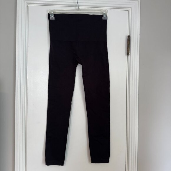 Spanx Women's Look At Me Now Seamless Leggings Black Plus Size 1X - Picture 5 of 7